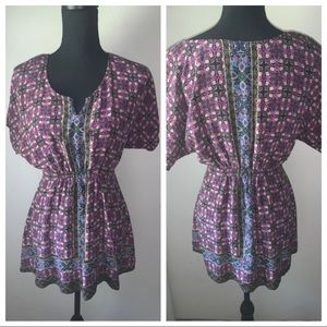 Anthro Fei 100% Silk Pensethelia Blouse Size XS